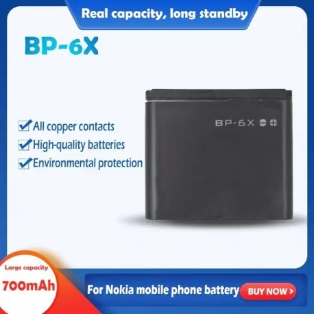 Biztonságos fizetés Névleges feszültség: 3,7 V - 1PCS BP-6X BP 6X BP6X 3.7V 700mah csere lítium Li ion akkumulátor Nokia 8800 8800S 8800