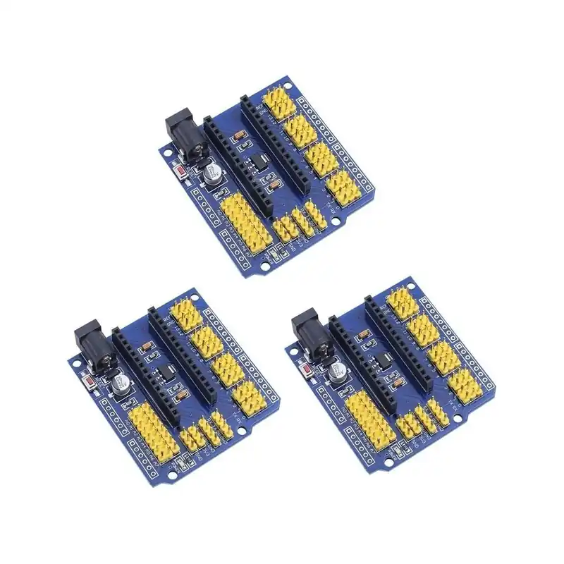 3 DB bővítő érzékelő árnyékoló modul, amely kompatibilis az Arduino UNO R3 Nano V3.0 Nano I/O-val Szuper akció