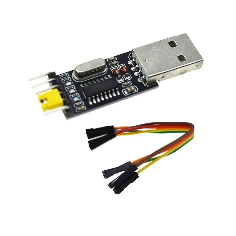 USB A TLL CH340G-hez - 1 DB PL2303HX 1 DB CP2102 1 DB CH340G USB TO TTL az arduino PL2303 CP2102 5 PIN-es USB - UART TTL Kedvezmény