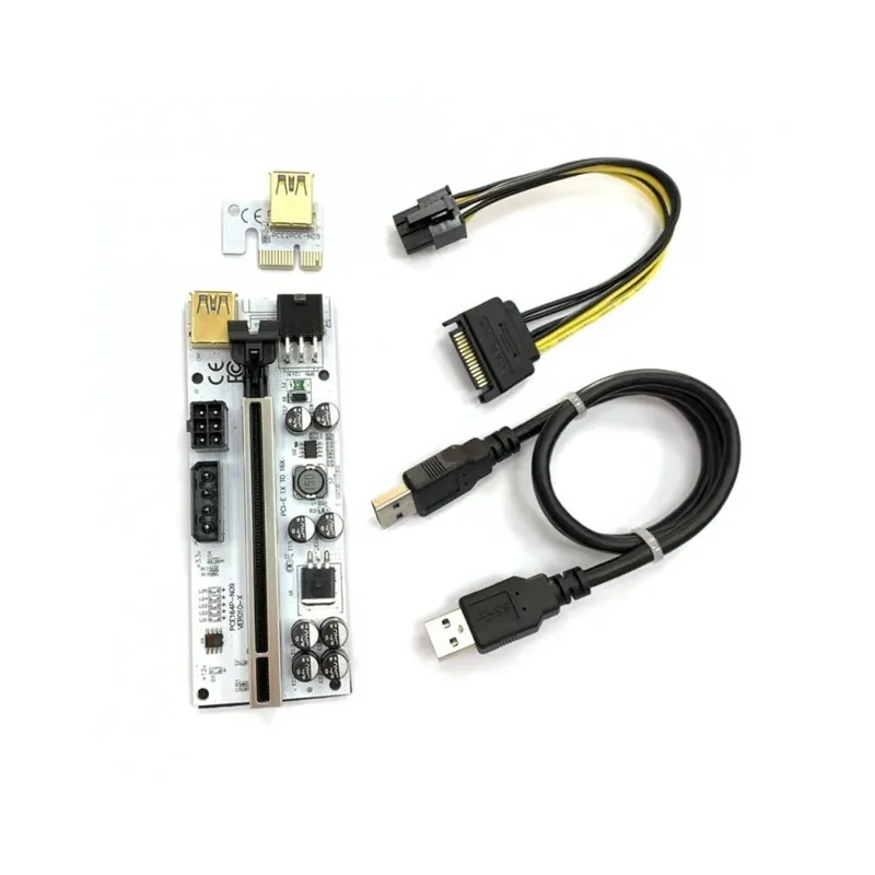 Népszerű Kábel hossza: 0,6 m - VER010-X PCI-E felszállókártya 009S PCI Express PCIE 1X-től 16X-ig terjedő 0,6M USB 3.0 kábel SATA