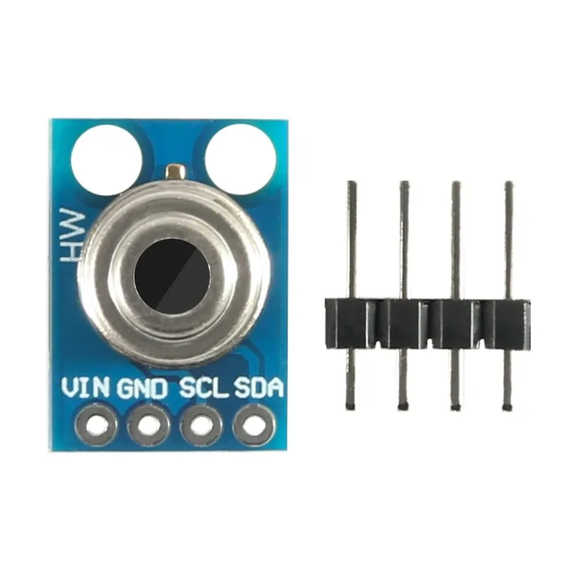 Kiárusítás 1 db GY-906 modul kártya MLX90614ESF Új MLX90614 érintésmentes hőmérséklet érzékelő modul