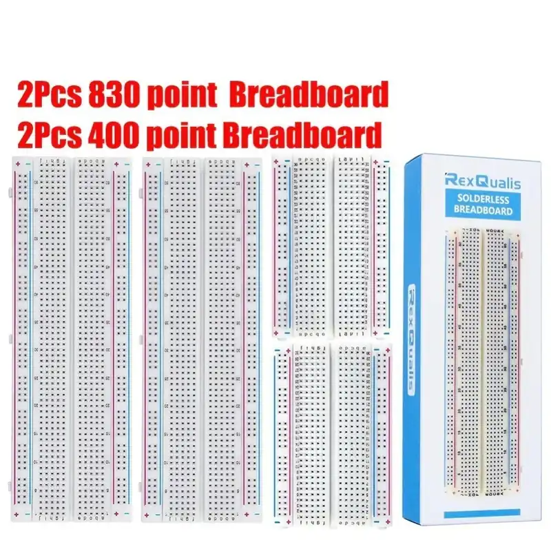 4 DB kenyértáblák 2 DB 830/400 pontos forrasztás nélküli prototípus PCB pont forrasztás nélküli prototípust Vedd meg most