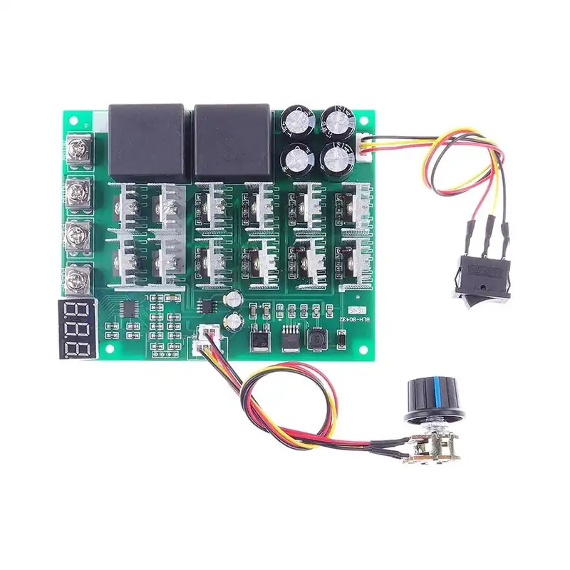 DC 10-55V 12V 24V 36V 48V 55V 100A motor fordulatszám szabályozó modul PWM HHO RC hátramenet vezérlő kapcsoló Legjobb ár