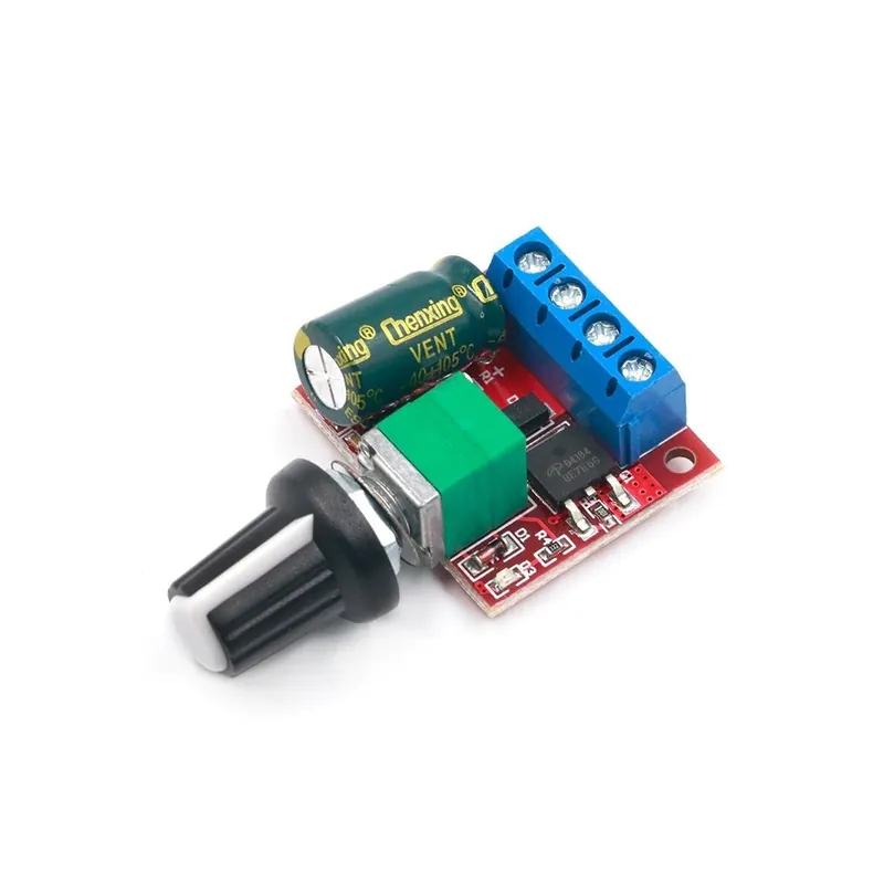 Ajánlat 5A - Mini DC-DC 4,5V-35V 5A 90W PWM DC motor fordulatszám szabályozó modul fordulatszám szabályozó vezérlő beállító