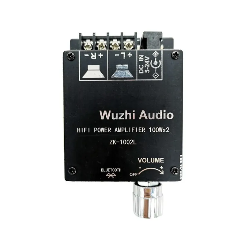 ZK-1002L 24V 3A - ZK-1002L ZK-1002 100WX2 TPA3116 Mini Bluetooth 5.0 vezeték nélküli audio teljesítmény digitális Expressz szállítás