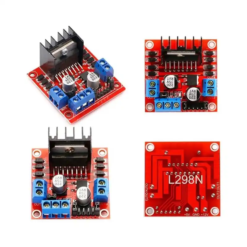 L298n tábla - 1 db L298N illesztőprogram modul L298N léptetőmotor intelligens autós robot kenyérlap Peltier nagy Árcsökkenés