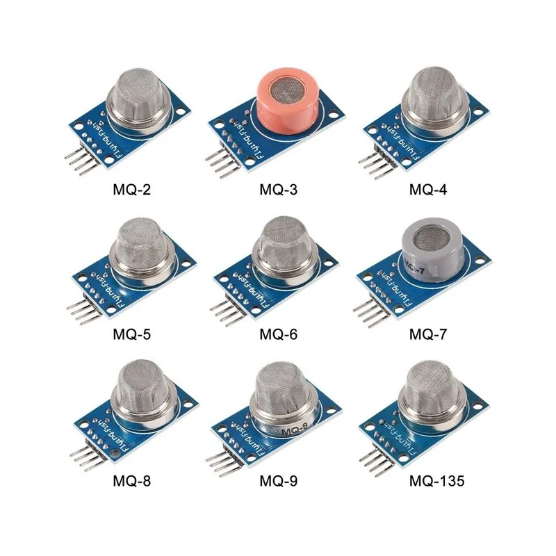 MQ-135 - MQ-2 MQ-3 MQ-4 MQ-5 MQ-6 MQ-7 MQ-8 MQ-9 MQ-135 füstérzékelő, metán cseppfolyósított gáz érzékelő modul Árengedmény