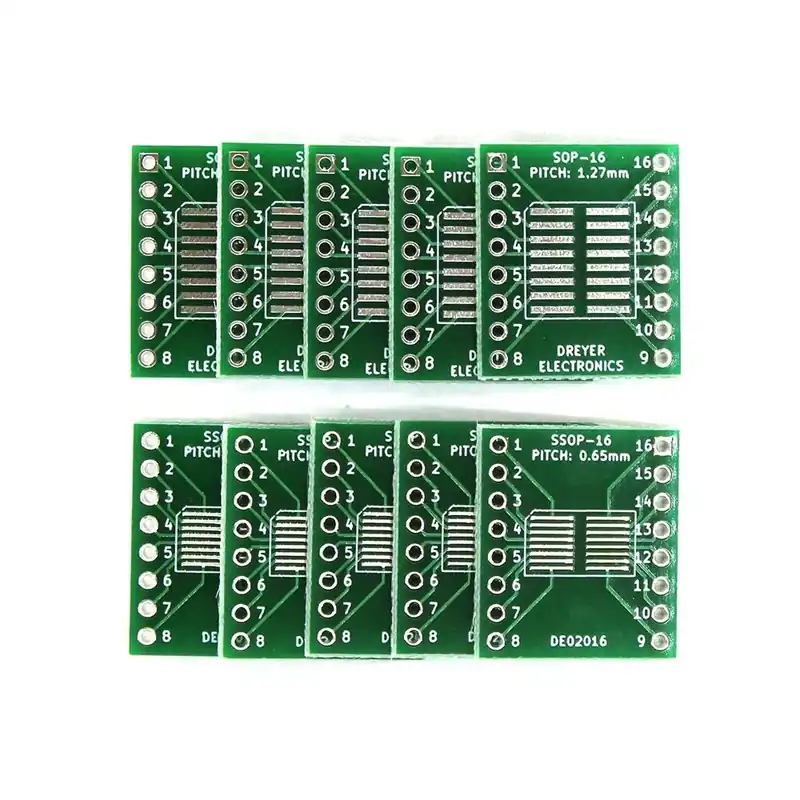 Legjobb ár SOIC-16 - 10db/tétel 16 tűs 24 tűs modulkártya SOIC-16 SOIC-24 SOP-16 SOP-24 SSOP-16 - DIP-16 SSOP-24 - DIP-24 Breakout