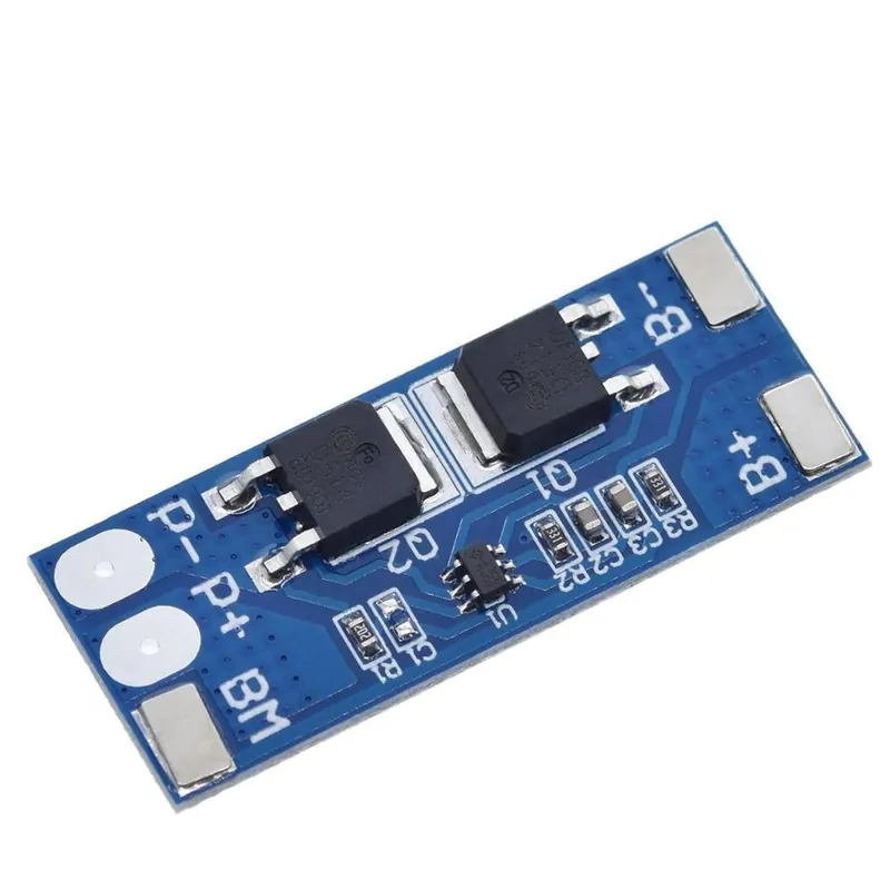 Olcsó 2S 8A Li-ion 7.4v 8.4V 18650 BMS PCM 15A csúcsáram akkumulátorvédő tábla BMS Pcm Li-ion lipo akkumulátor cellacsomaghoz