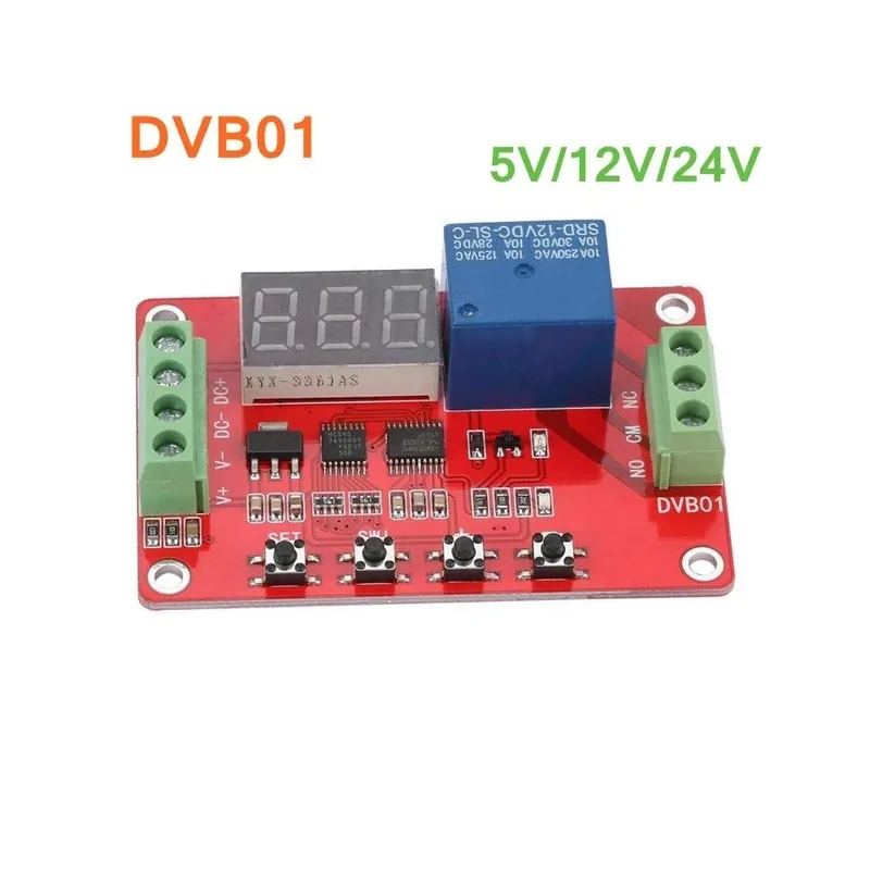 Korlátozott ajánlat 24V - DC 5V 12V 24V DVB01 Feszültségkomparátor Mérő Töltés Kisülés Automatikus mentés Túlfeszültség Alifeszültség