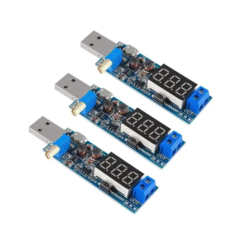 3db/tétel USB Buck Boost Converter 3,5V-12V-1,2V-24V DC-DC Step Up Step Down Tápegység modul feszültségszabályozó Új Csak ma