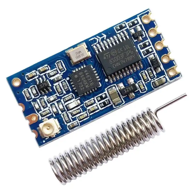 1db HC-12 433Mhz SI4463/SI4438 vezeték nélküli soros port modul 1000M Cserélje ki a Bluetooth-t antennával Vedd meg online