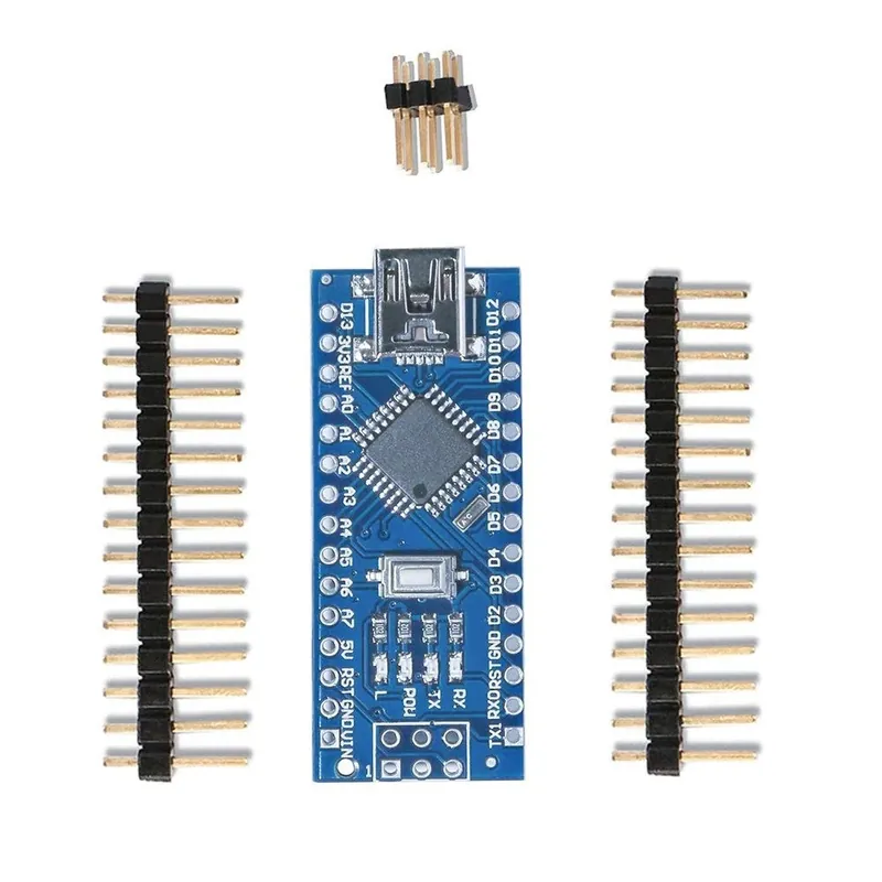 10db Hegesztett - 10 db Mini USB a Bootloader Nano 3.0 vezérlővel, Arduino CH340 USB illesztőprogramhoz 16Mhz NANO V3.0 Korlátozott ajánlat