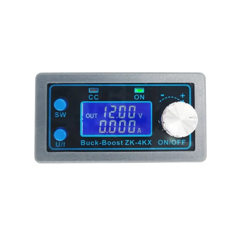 Biztonságos vásárlás Új ZK-4KX DC Buck Boost Converter CC CV 0,5-30V 4A 5V 6V 12V 24V tápmodul állítható szabályozott laboratóriumi