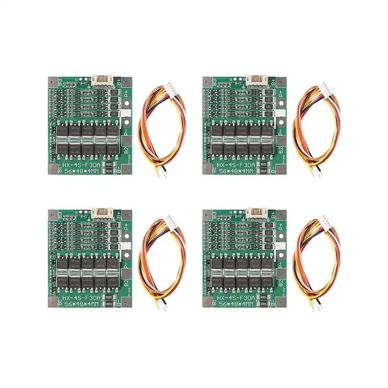 4db foglalatos 4S 30A 14,8V BMS PCB integrált áramkörök védőkártya cellaegyensúly 18650 Li-ion lítium akkumulátorhoz 5 Legnépszerűbb