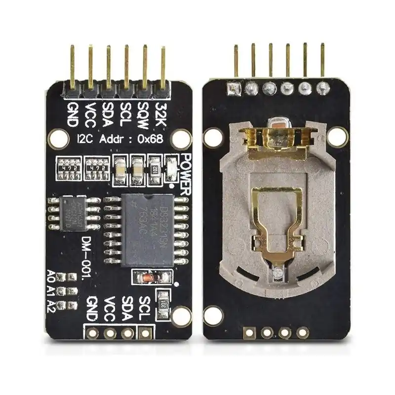 Korlátozott ajánlat 1 db DS3231SN RTC modul DS3231 AT24C32 IIC nagy pontosságú valós idejű óra kitörés Cserélje ki a DS1307-et Arduinohoz
