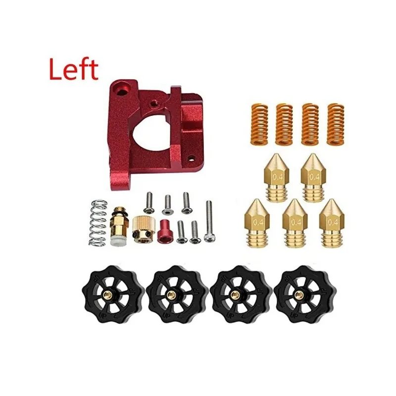 Nézd meg most Bal - Új 3D nyomtató MK8 MK9 extruder frissítő készletek jobb bal kéz a Creality Ender 3 Pro CR-10 Ender 5 1,75 mm-es