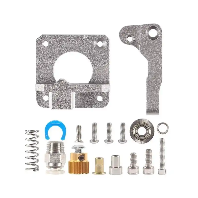 Ezüst - 3D nyomtató MK-8 extruder adagoló meghajtó 1,75 mm-es izzószál a továbbfejlesztett Creality Ender 3 Pro /5/5 Plus Gyors kiszállítás