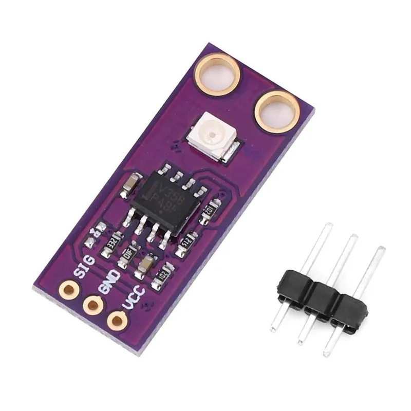 1 db GUVA-S12SD UV-érzékelő modul S12SD fényérzékelő barkács készlet elektronikus nyomtatott áramköri modul 240nm Expressz szállítás