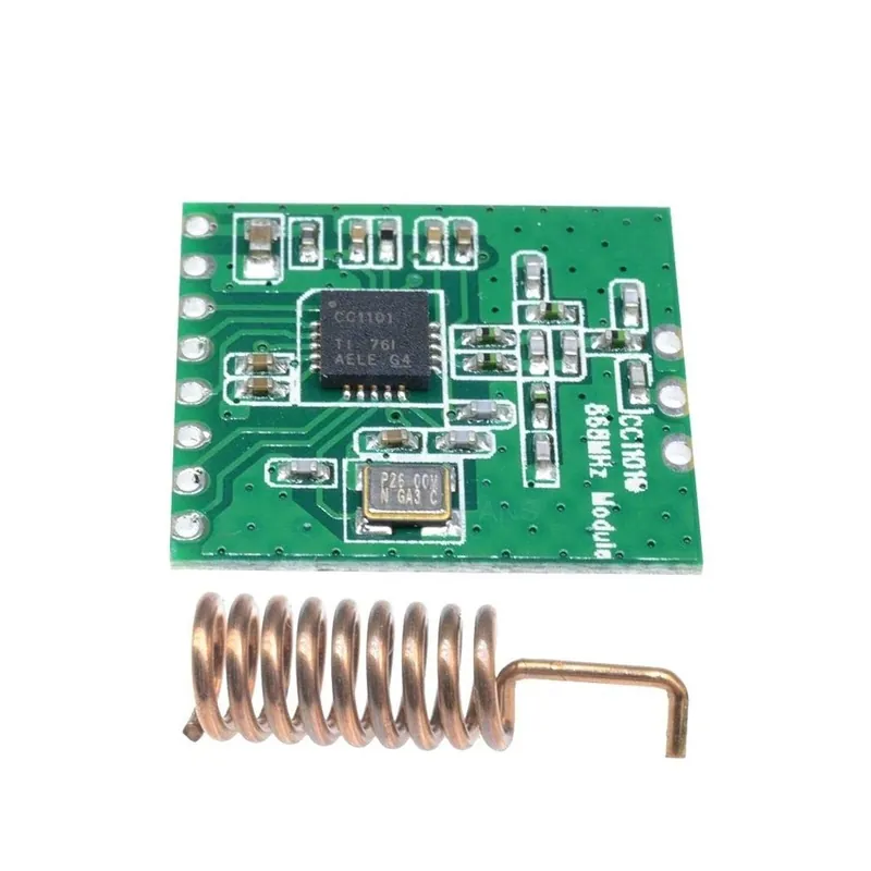 CC1101 vezeték nélküli modul nagy távolságú átviteli antenna 868MHZ SPI interfész, alacsony fogyasztású M115 FSK-hoz Végkiárusítás