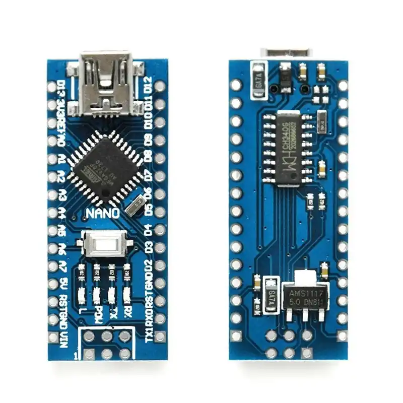 Olcsóbb 1 db USB Nano V3.0 Atmega328 Ch340g 5V 16m mikrovezérlő kártya Arduinohoz