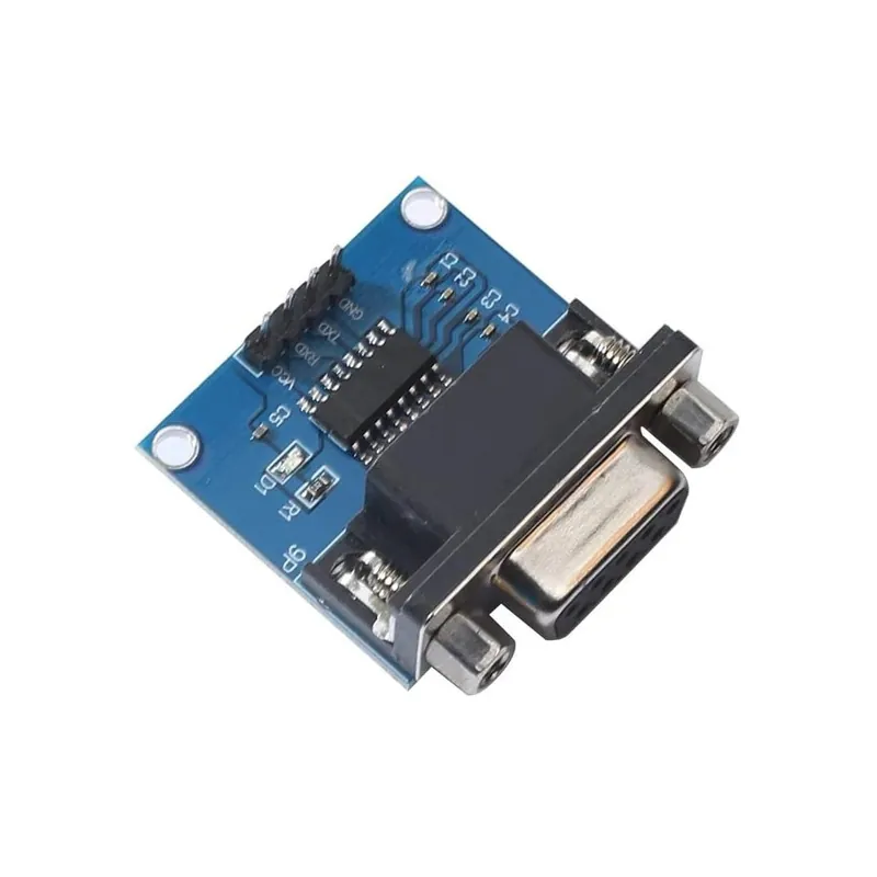 Expressz kézbesítés 1 db MAX3232 RS232-TTL soros port átalakító modul DB9 csatlakozó MAX232 Arduino-hoz