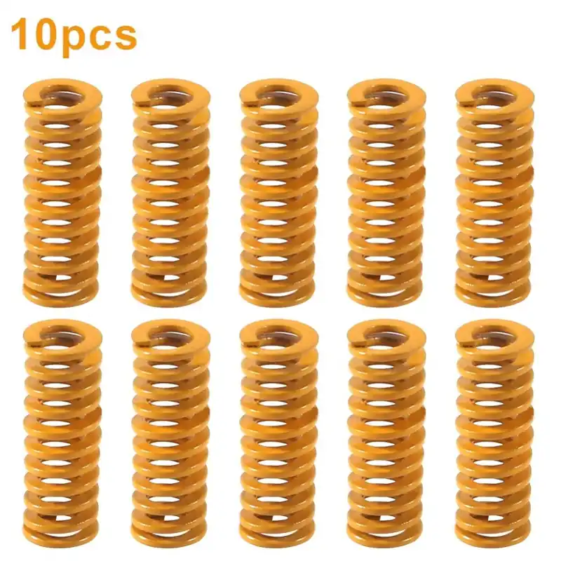 Szuper ajánlat 10mm Od 25mm Hossz - 10db 3D nyomtató alaplap nyomórugók OD 10mm 25mm Creality CR-10 10S S4 Ender 3 Heatbed rugós alsó