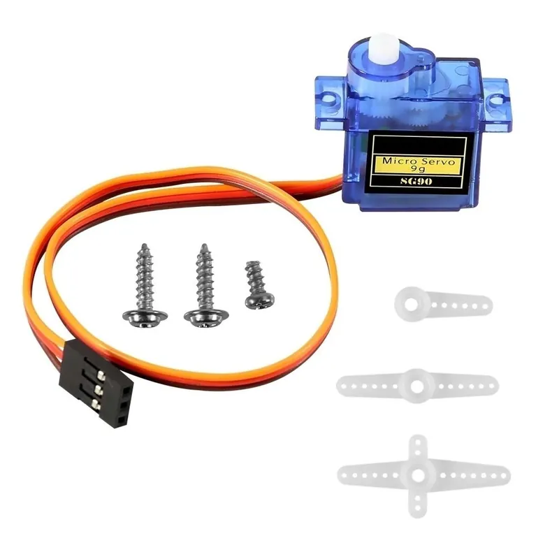 SG90 mikro szervomotor mini szervó SG90 9g szervókészlet RC helikopterhez, repülőgéphez, autóhoz, csónakhoz, robotkarhoz Exkluzív ajánlat