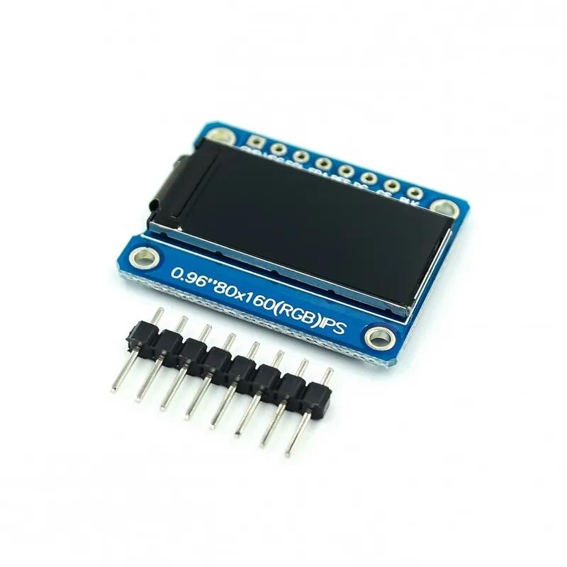 Kedvezményes ár 0,96 - TFT kijelző 0,96 / 1,3 hüvelykes IPS 7P SPI HD 65K Full Color LCD modul ST7735 Drive IC 80*160 (nem OLED) Arduinohoz