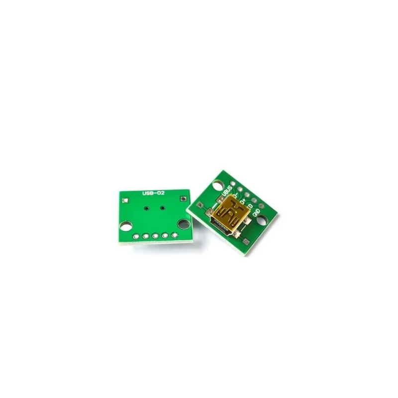 Népszerű USB-04 - 5 DB/LOT Micro Mini USB USB A dugó USB 2.0 3.0 A csatlakozó USB B csatlakozó interfész 2,54 mm-es DIP PCB