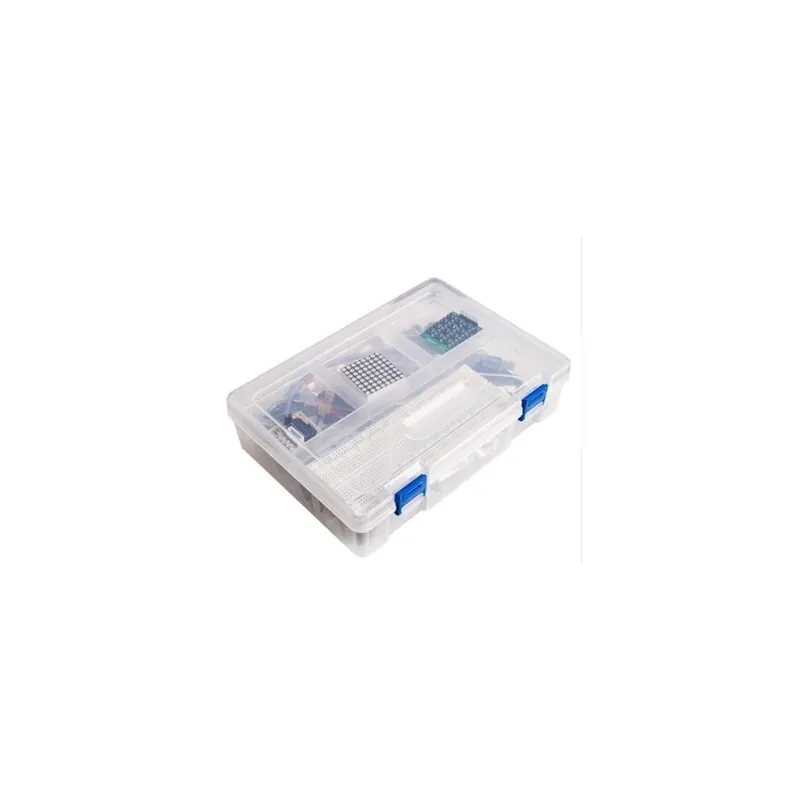 RFID BOX - Továbbfejlesztett, haladó verziójú kezdőkészlet, az RFID learning Suite Kit LCD 1602 az Arduino UNO R3-hoz Kiárusítás