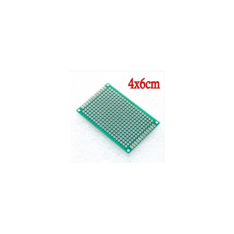Végkiárusítás 2x8 - 2x8 3x7 4x6 5x7 6x8 7x9 cm kétoldalas prototípus Diy univerzális nyomtatott áramköri PCB kártya protolap Arduinohoz