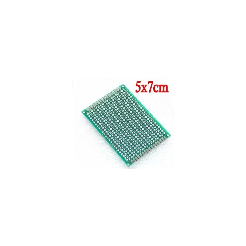 Korlátozott ajánlat 3x7 - 2x8 3x7 4x6 5x7 6x8 7x9 cm kétoldalas prototípus Diy univerzális nyomtatott áramköri PCB kártya protolap Arduinohoz