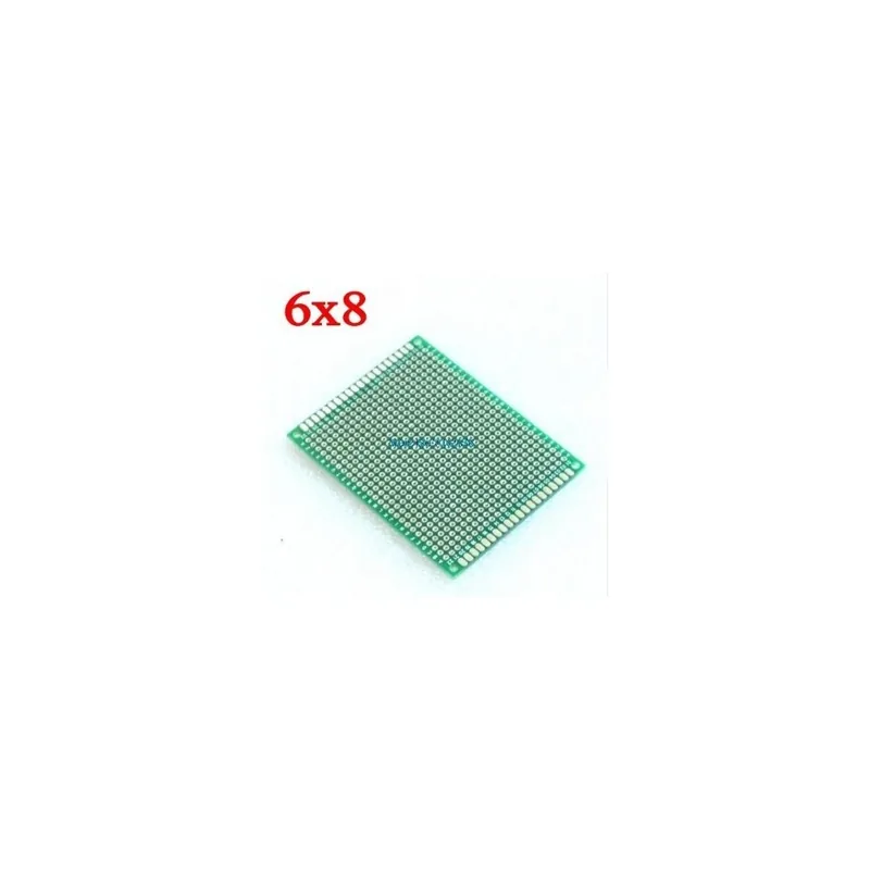 4x6 - 2x8 3x7 4x6 5x7 6x8 7x9 cm kétoldalas prototípus Diy univerzális nyomtatott áramköri PCB kártya protolap Arduinohoz Szezonális akció