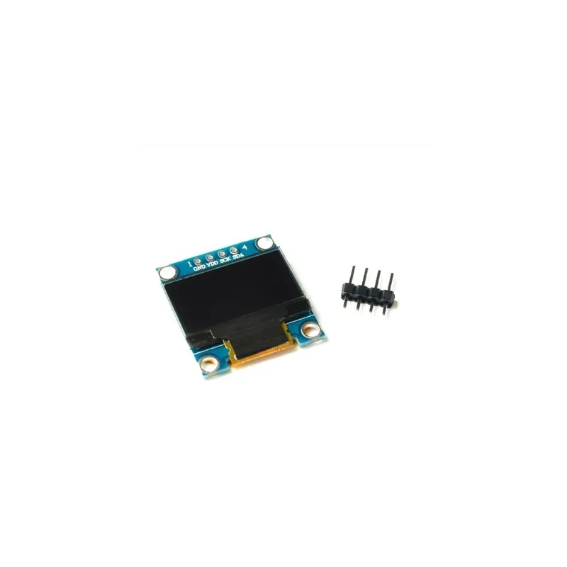 0,91 fehér - Fehér Kék színű 128X64 OLED LCD LED kijelző modul Arduino-hoz 0,96 0,91 1,3 I2C IIC Sorozatos új eredeti Kedvezmény