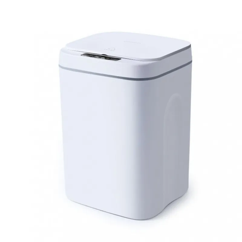 Alacsony ár Szín: 12L - Smart Prullenbak Vuilnis Emmer Kan Motion Sensor Touchless Inductieve Usb Vuilnisbak Met Dekssel Automatische Afval