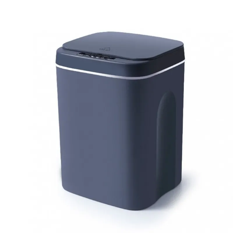 Szín: 16L - Smart Prullenbak Vuilnis Emmer Kan Motion Sensor Touchless Inductieve Usb Vuilnisbak Met Dekssel Automatische Afval Biztonságos fizetés