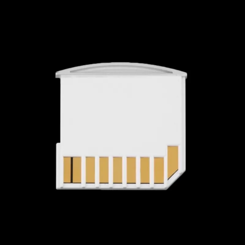 Újdonság Fehér szín - Mini Short SDHC TF SD kártyaadapter Flash meghajtó 64G-ig Macbookhoz Sony műanyag és fém Pop memóriakártya
