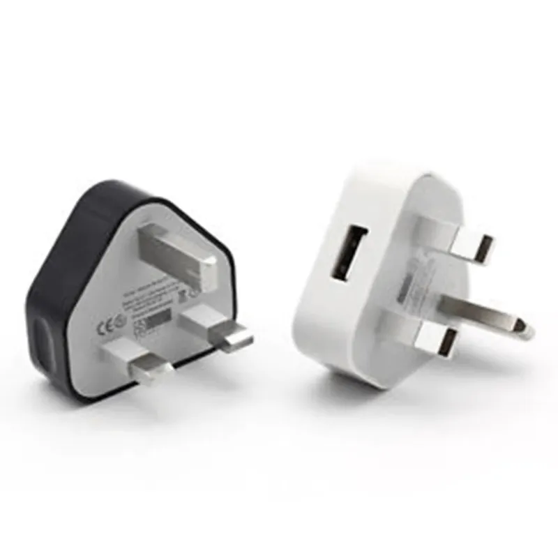 Szuper ajánlat Standard: UK Plug - UK dugó 3 tűs USB csatlakozó adapter töltő tápcsatlakozó fali aljzat USB portok telefonokhoz
