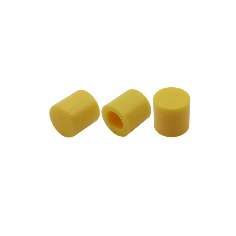 100db-Sárga-10-100db Műanyag A56 Kapcsoló kupak 7 színű 6x6mm A56 Nyomógombos kapcsoló Mikrokapcsoló gomb kupak 6x6mm Biztonságos vásárlás