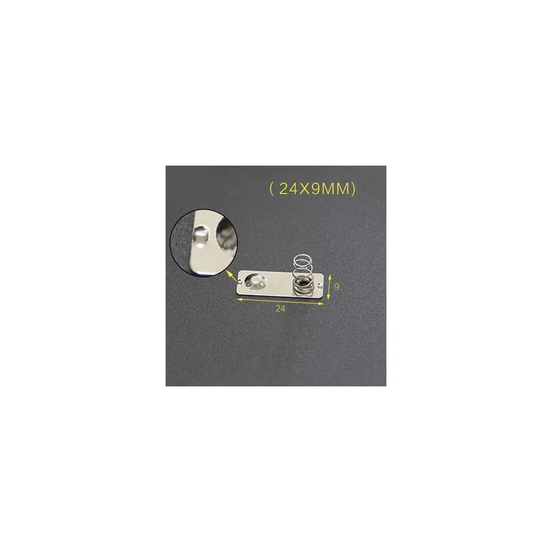 AAA 24X9MM-YYT 20db Rugó AAA akkumulátor lap Érintkező lap Elemtartó doboz pozitív és negatív 0,3mm vas+nikkelezés Legjobb ár