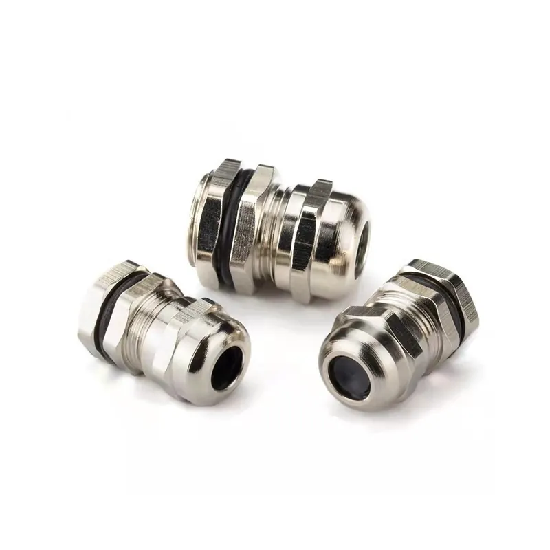 M24x1,5mm 10-14m-hez-Vízálló kábel Tömszelence csatlakozó IP68 Nikkelezett Sárgaréz Metrikus kábel 18-25mm 4-8mm-es kábelhez Árengedmény