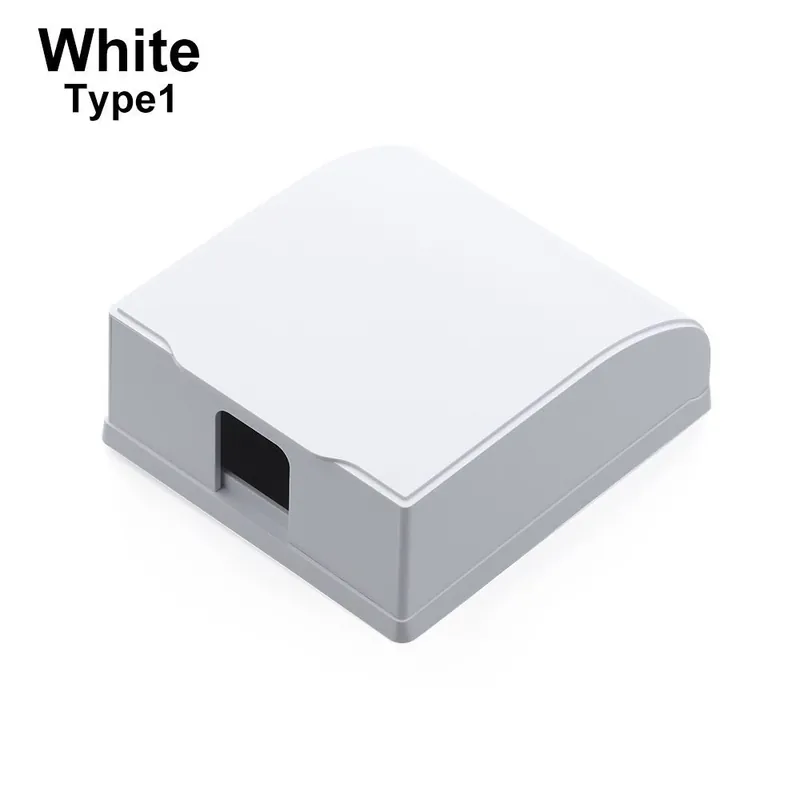 Legjobb ár Fehér-1-es Típus-Készlet 86 típus Öntapadós Kapcsoló Védőborítás Védőaljzat Fali aljzatú Vízálló doboz