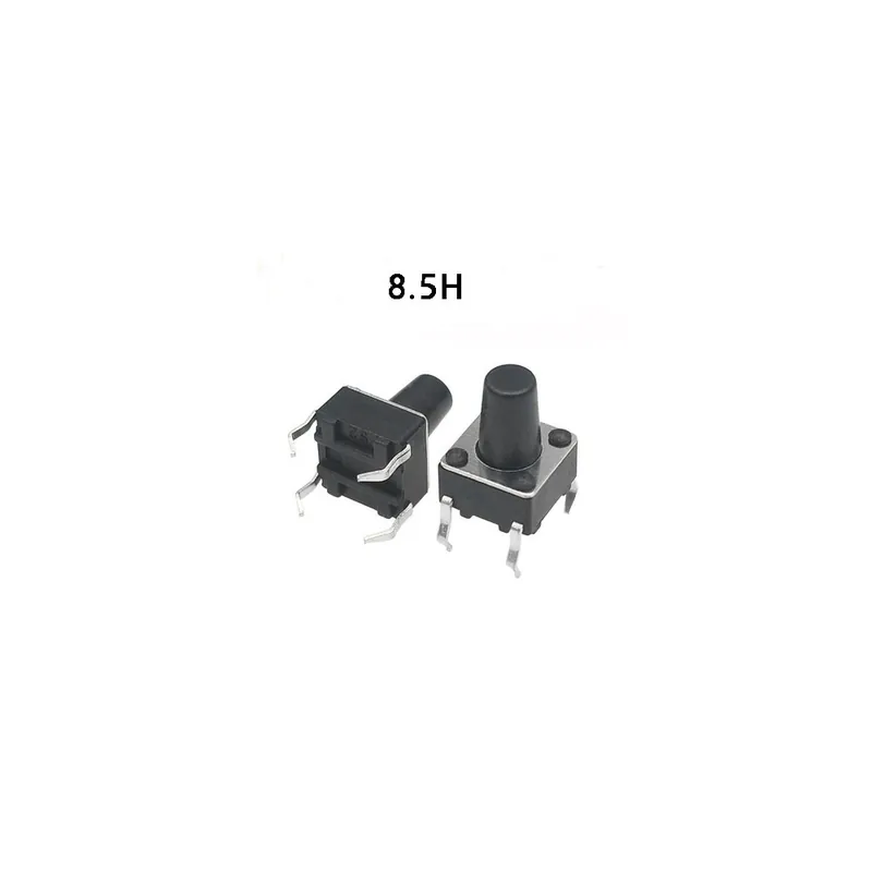 8,5-20db 6*6*4,3mm Panel PCB Azonnali Nyomógomb Mikrokapcsoló 4 Tűs DIP Könnyű Nyomógombos Kulcs Billentyűzet 6x6x4,3mm Outlet