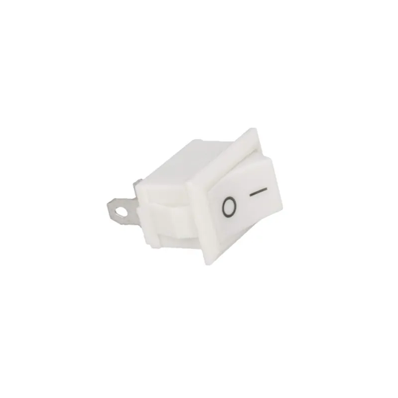 Szuper akció Fehér 2Tűs ON-OFF-5db KCD1 21*15mm Csónak alakú Billenőkapcsoló 6A/250V 10A/125V AC bepattanó SPST ON OFF / IN ON OFF IN