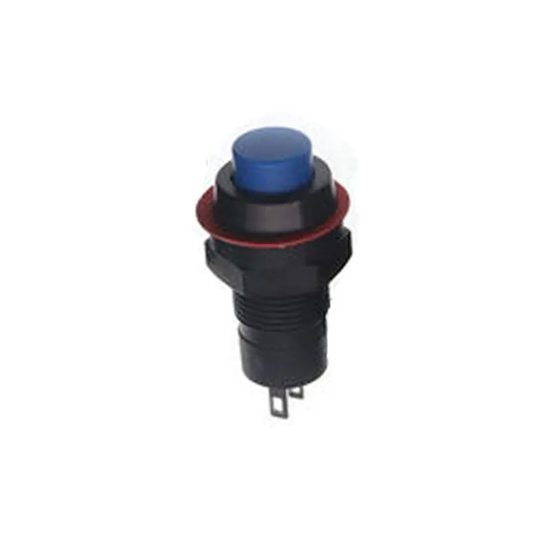 Önzáró-Kék-5db DS-211 213 10mm Kerek Azonnali nyomógomb Kapcsolók ON-OFF nyomógomb Kapcsoló Alacsony ár
