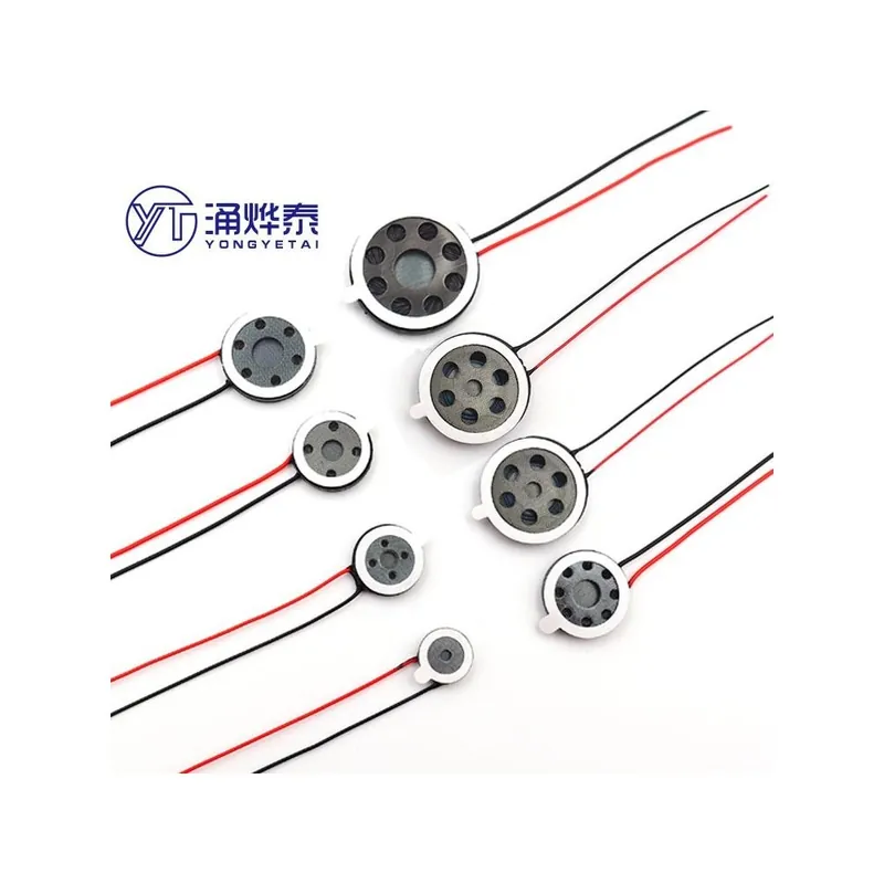 25mm-YYT 10db-os készlet Kerek 8R1W XHXDZ-10-20mm Műanyag kétoldalas öntapadó kötés Vezeték Kicsi hangszóró Gyors szállítás
