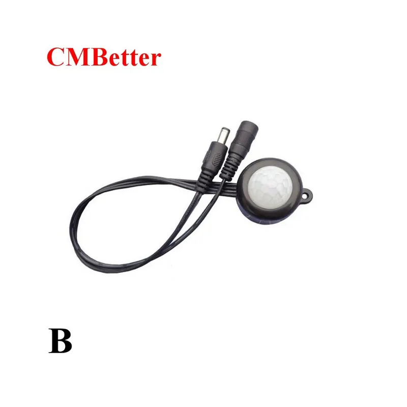 B Típus-PIR teszt infravörös mozgásérzékelő Automatikus On/Off Mini LED érzékelő USB Kapcsoló Clo szetthez DC 5V/12V/24V Gyors kiszállítás