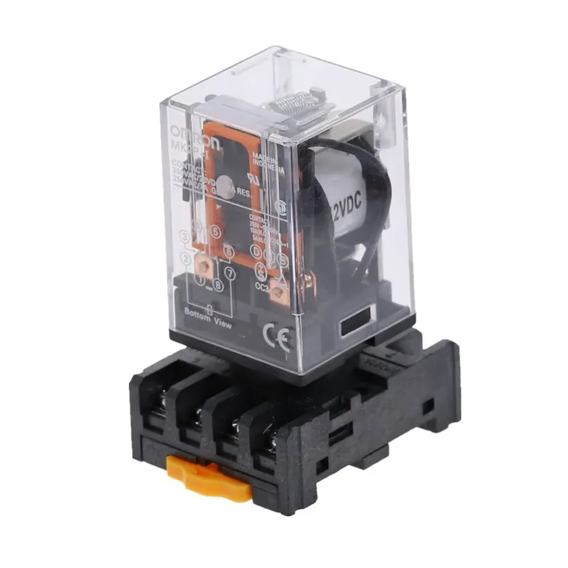 AC110V-MK3P-I-Középszintű relé MK3P-I MK2P-I Kicsi Elektromágneses relé 11 Tűs DC12V DC24V AC110V AC220V Akciós ár