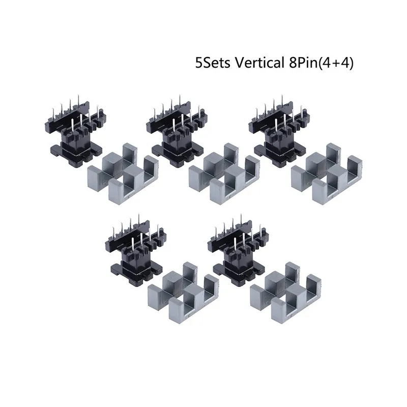 F-5 szett EE25 4 Tűs 8P 10P transzformátor Bobbin PC40 Ferrite Magos függőleges vízszintes Kedvezményes ár